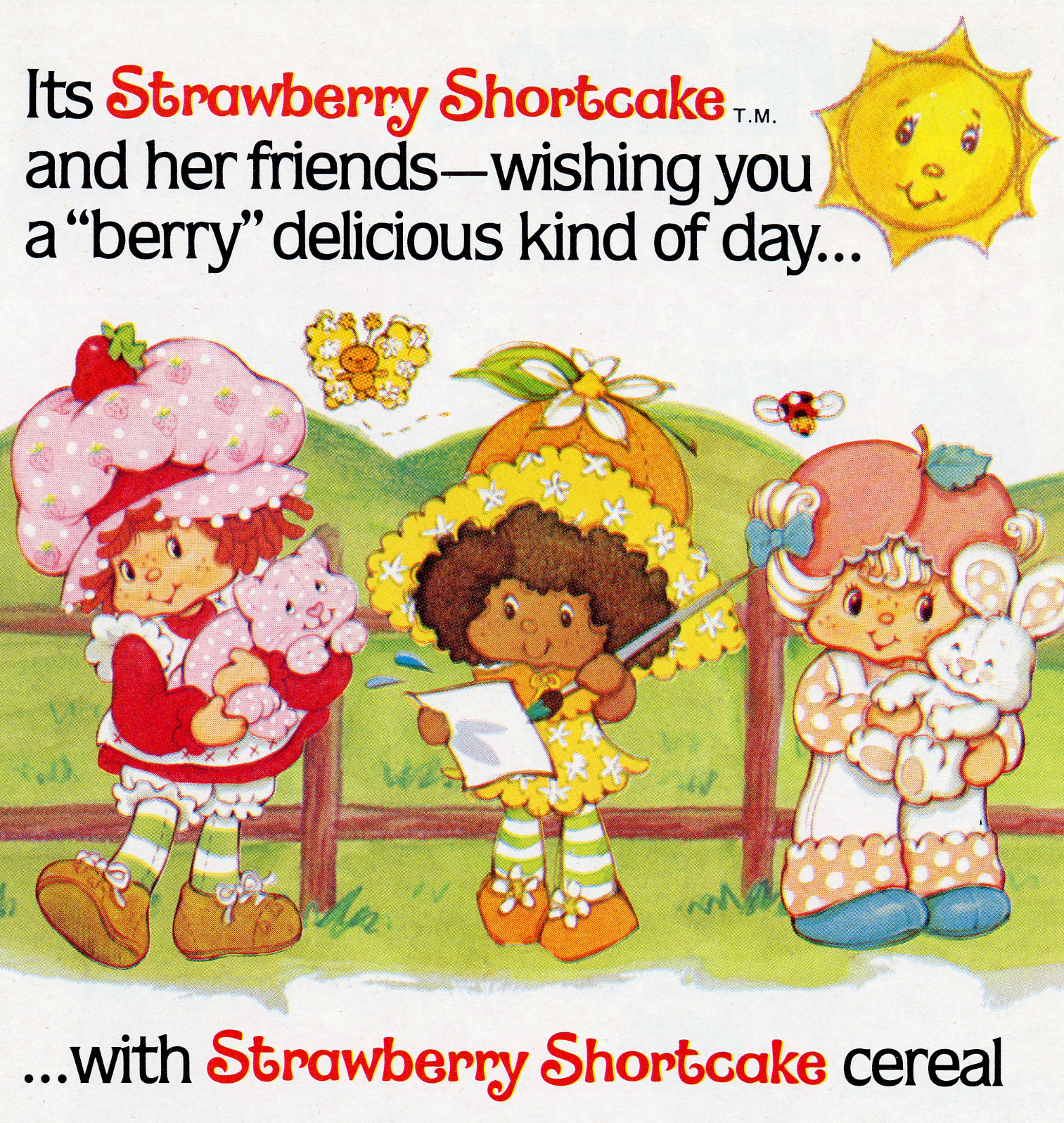 1981 Strawberry Shortcake cereal advertisement