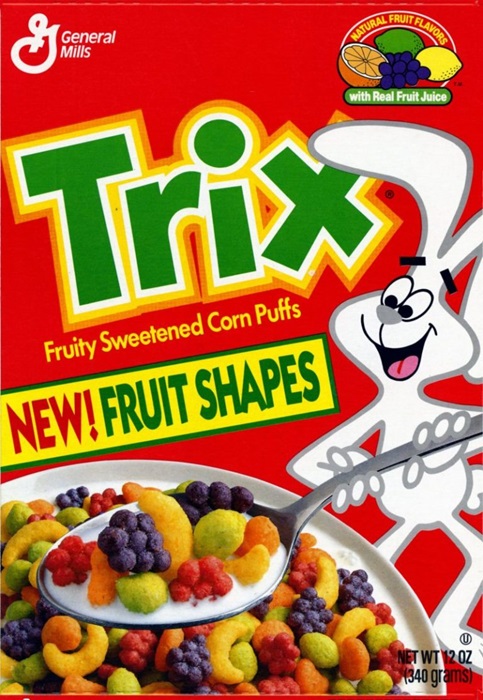 Trix Fruit Shapes cereal